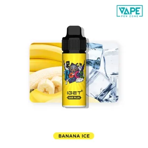 banana ice iget bar plus 6000 puffs