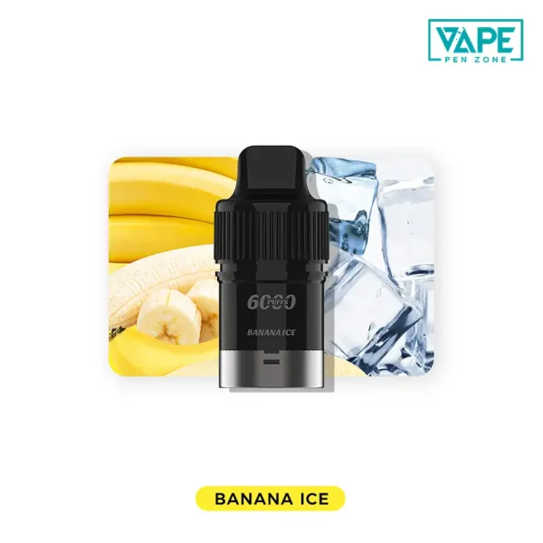 banana ice iget bar plus pod 6000 puffs