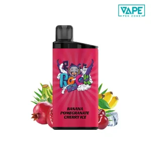 banana-pomegranate cherry ice iget bar 3500 puffs