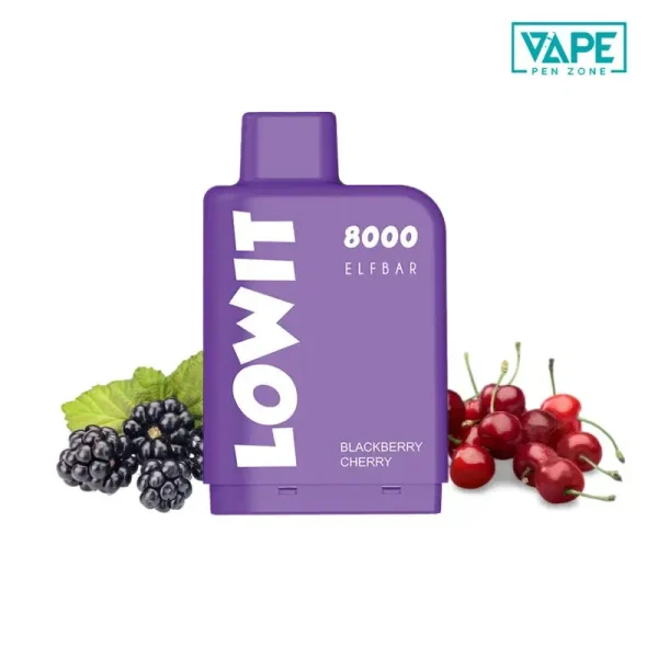 Blackberry Cherry ELF BAR Lowit pod 8000 puffs