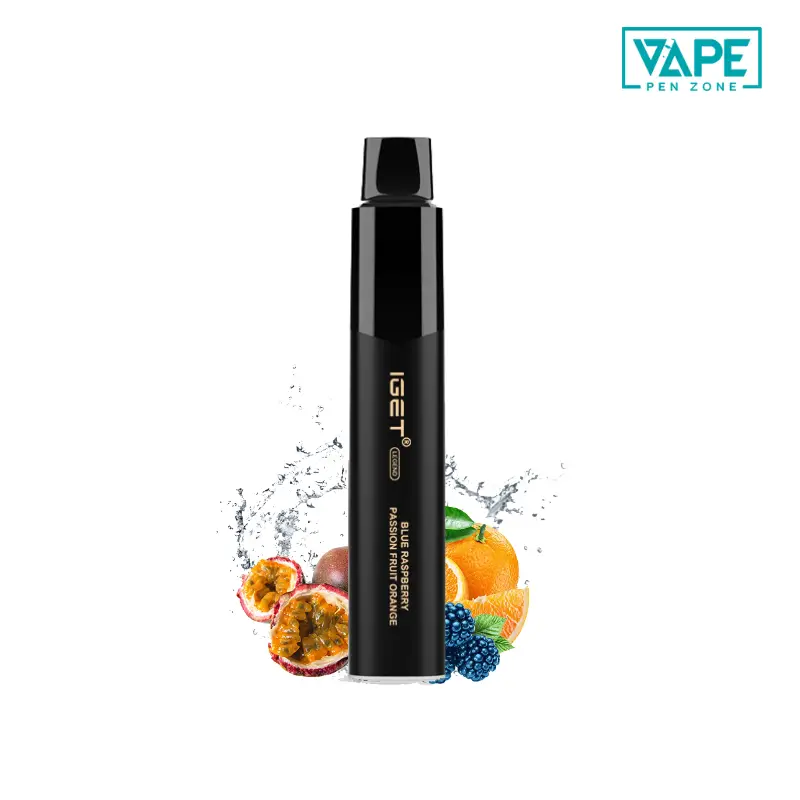 Blue Raspberry Passion Fruit Orange IGET Legend 4000 Puffs