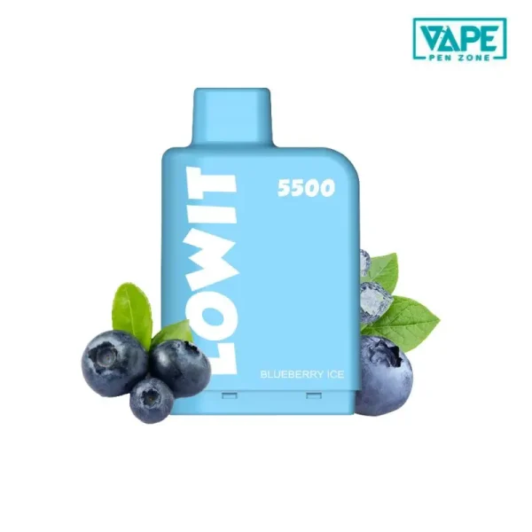 Blueberry Ice ELF BAR Lowit pod 5500 puffs