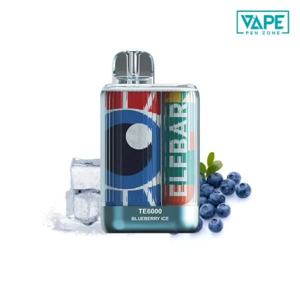 Blueberry Ice Elf Bar TE6000 Puffs