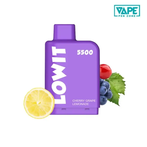 Cherry Grape Lemonade ELF BAR Lowit pod 5500 puffs