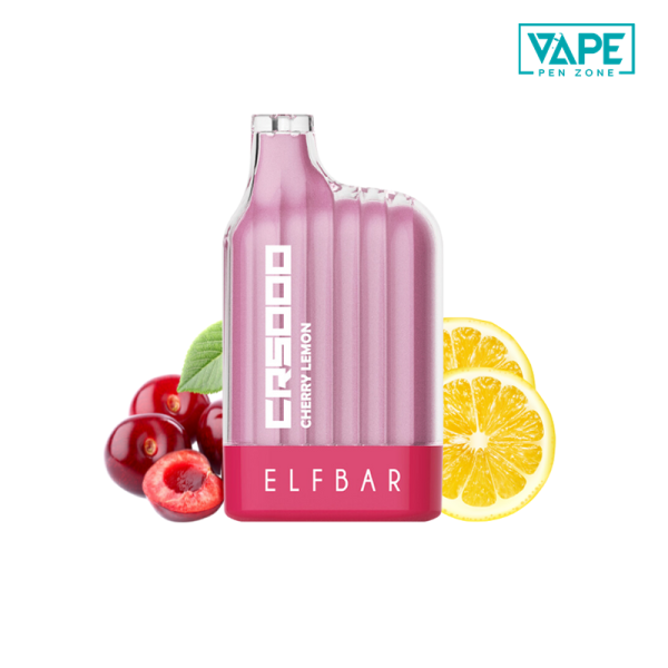 Cherry Lemon Elf Bar CR5000 Puffs