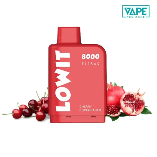 Cherry Pomegranate ELF BAR Lowit pod 8000 puffs