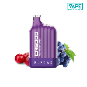 Cranberry Grape Elf Bar CR5000 Puffs