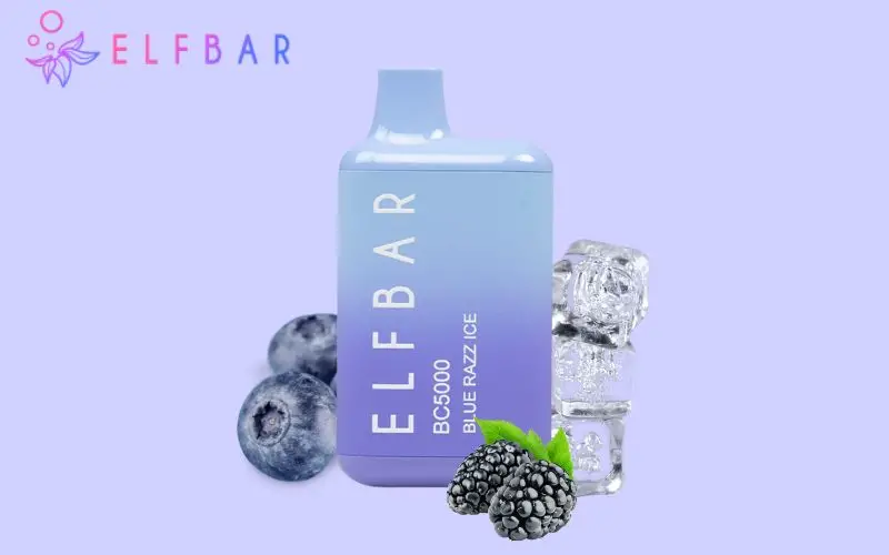 Elf Bar Blue Razz Ice Flavour