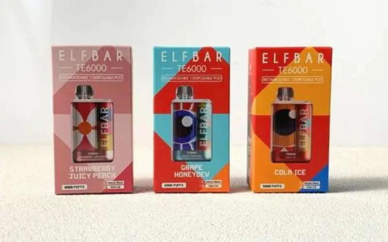 Grape Elf Bar Te6000 Puffs Elf Bar TE6000 Display