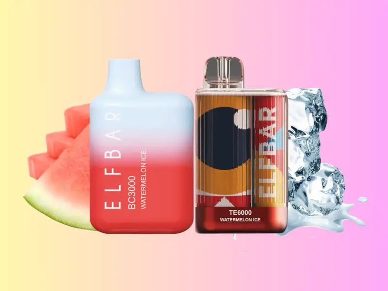 Elfbar 3000 And Elfbar TE6000 Watermelon Ice Favour