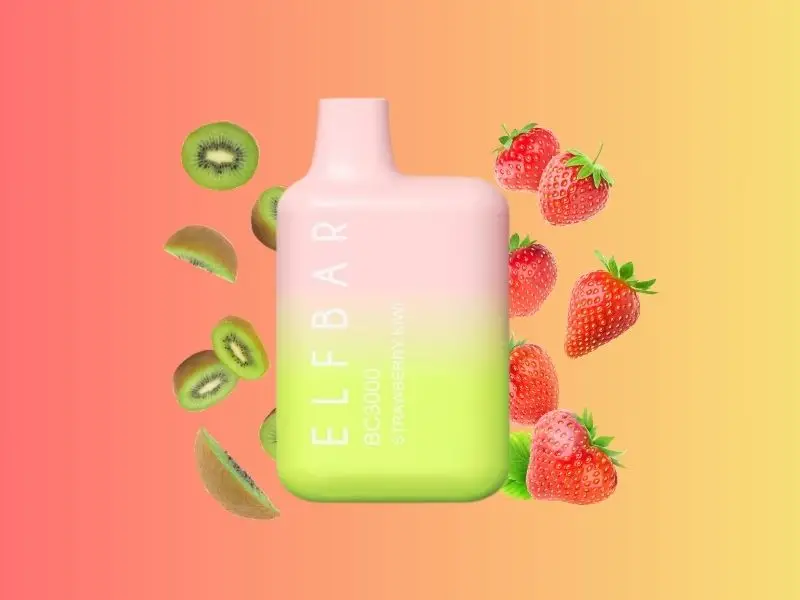 Elfbar Bc3000 Vs Elfbar Te6000: 3 Minutes To Know Winner Elfbar BC3000 Strawberry Kiwi Flavour