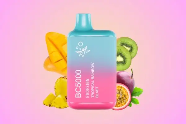 Best Elf Bar Flavours: Incredibly Stunning 7 Flavours Elfbar BC5000 Tropical Rainbow Blast Flavour