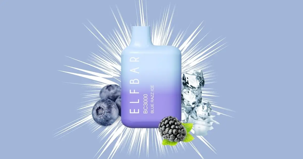 Elf Bar 3000 Review: A Fusion Of Fashion And Performance? Elfbar Blue Razz Ice