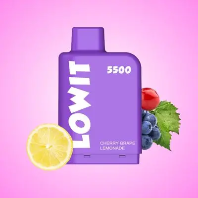 ElfBar Lowit 5500 Cherry Grape Lemonade Flavour