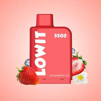 ElfBar Lowit 5500 Strawberry Ice Flavour