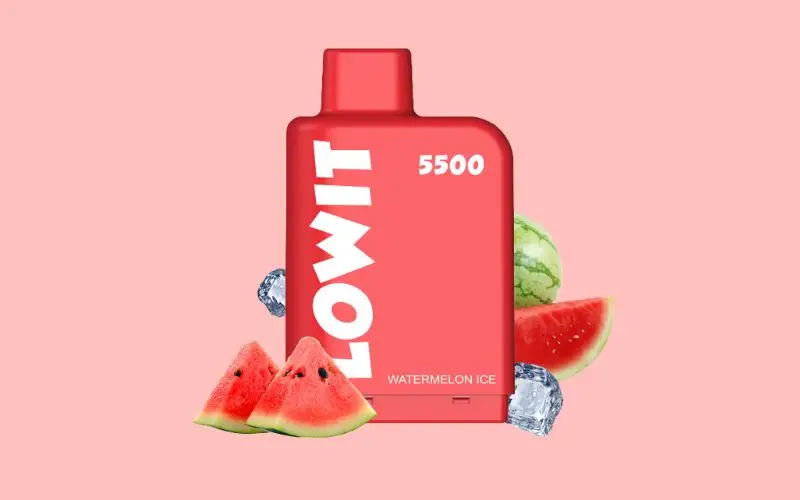 ElfBar Lowit 5500 Watermelon Ice Flavour