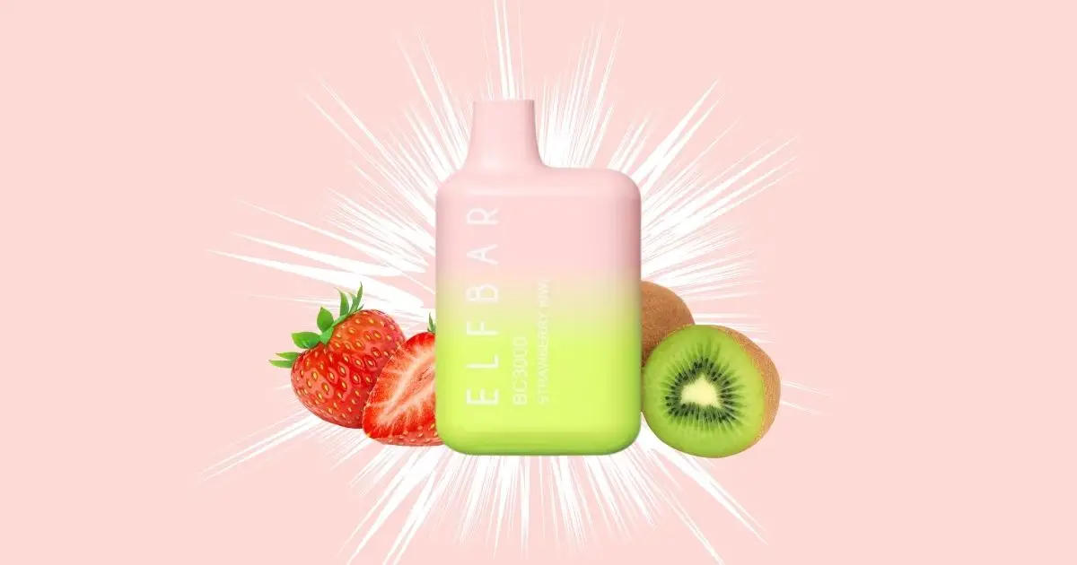 Elf Bar 3000 Review: A Fusion Of Fashion And Performance? Elfbar Strawberry Kiwi