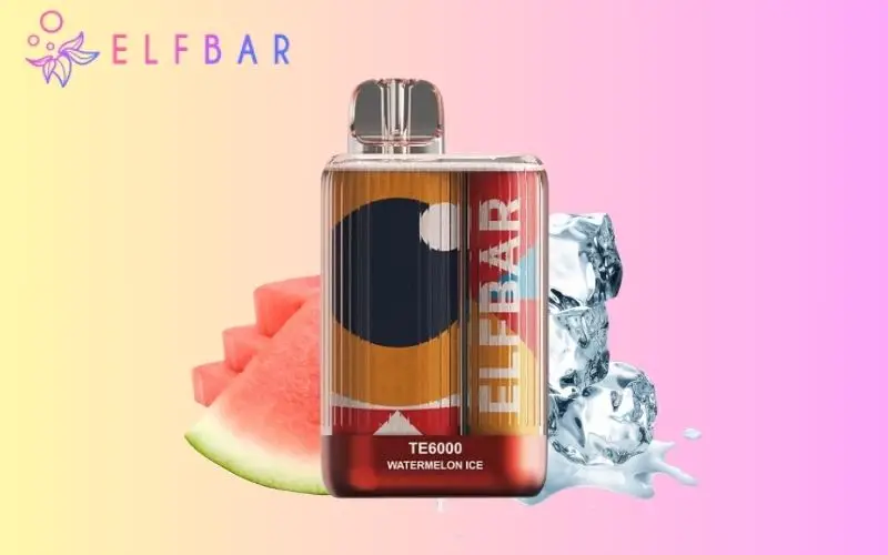 Elfbar TE6000 Watermelon Ice Flavour