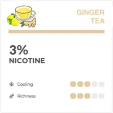 RELX flavours review ginger tea