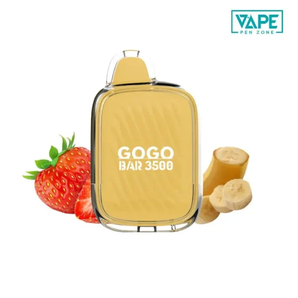 GOGO BAR 3500 Puffs Strawberry Banana