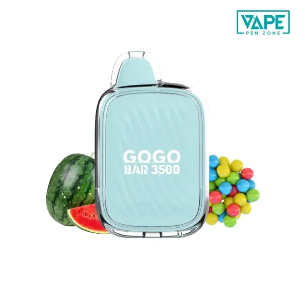 GOGO BAR 3500 Puffs Watermelon Bubble Gum