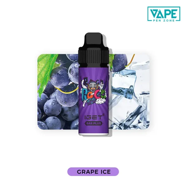 grape ice iget bar plus 6000 puffs