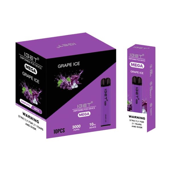 IGET Mega Box (10PCS) | VapePenZone Australia Vape Shop