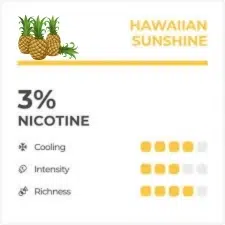 RELX flavours review hawaiian sunshine