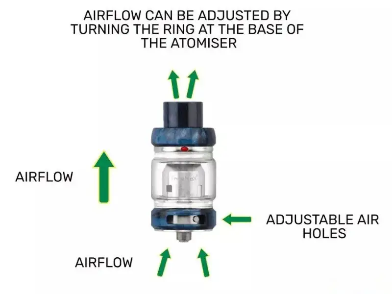 How does vape airflow works