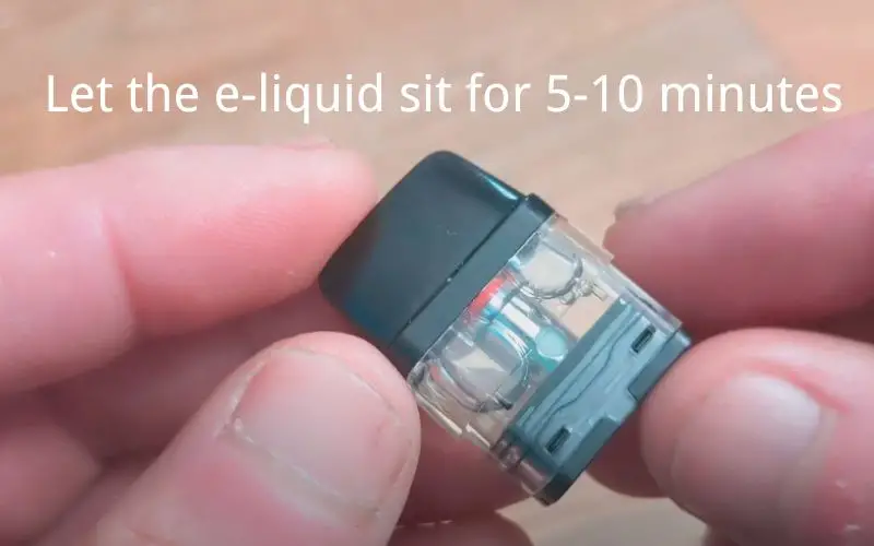 How To Refill A Vaporesso Vape: Let The E-liquid Sit