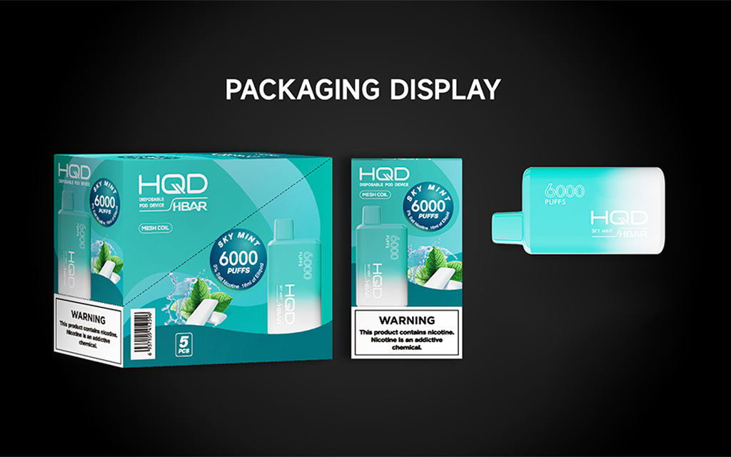 HQD HBar 6000 Puffs (Rechargeable) | VapePenZone Australia Vape Shop