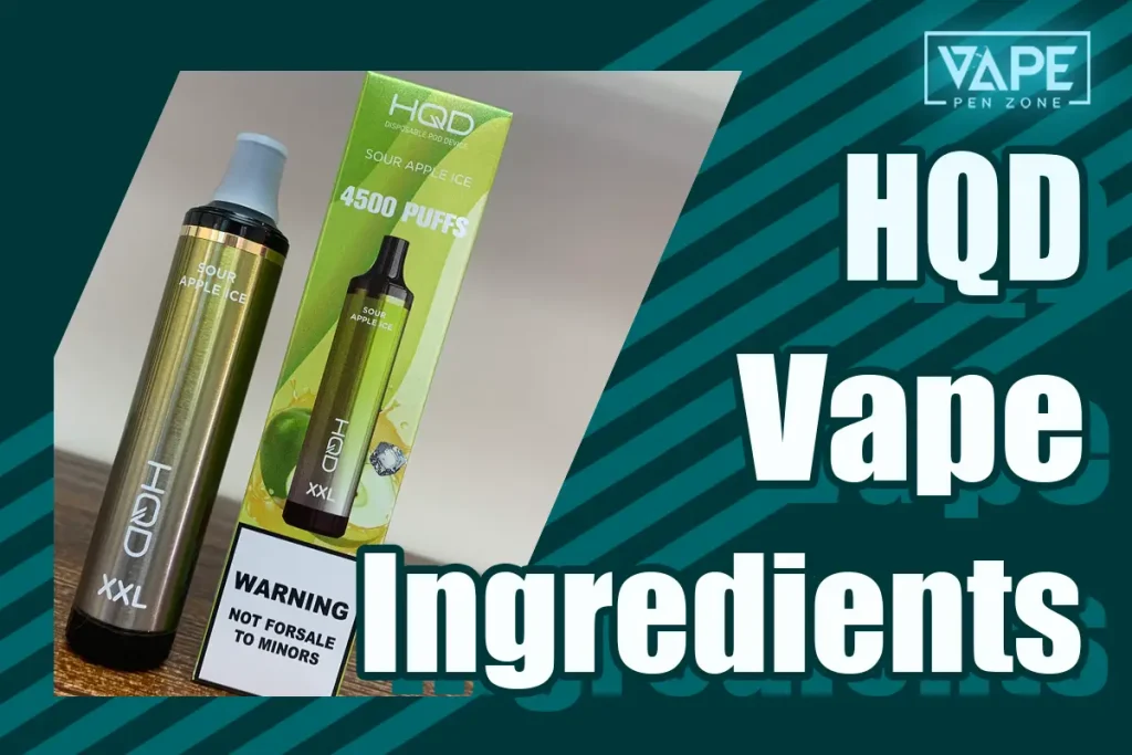 HQD Vape Ingredients 4 Versatile Substances