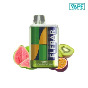 Kiwi Passion Fruit Guava Elf Bar TE6000 Puffs