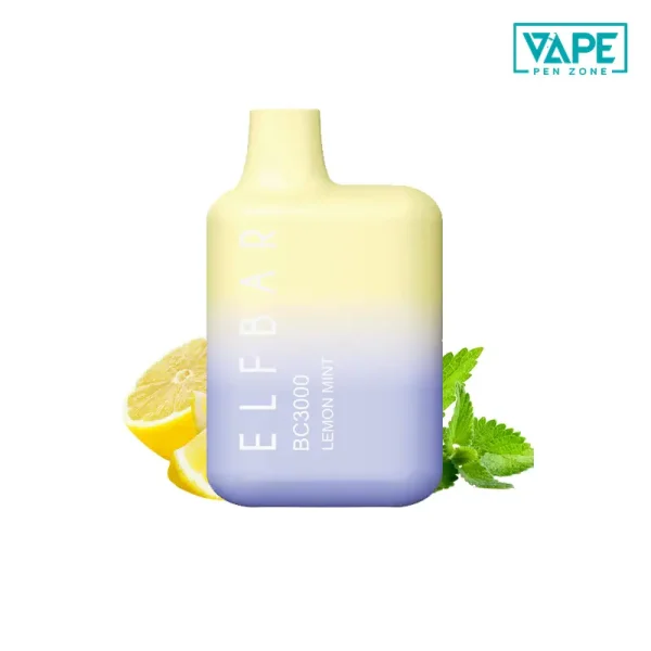 Lemon Mint Elf Bar BC3000 Puffs