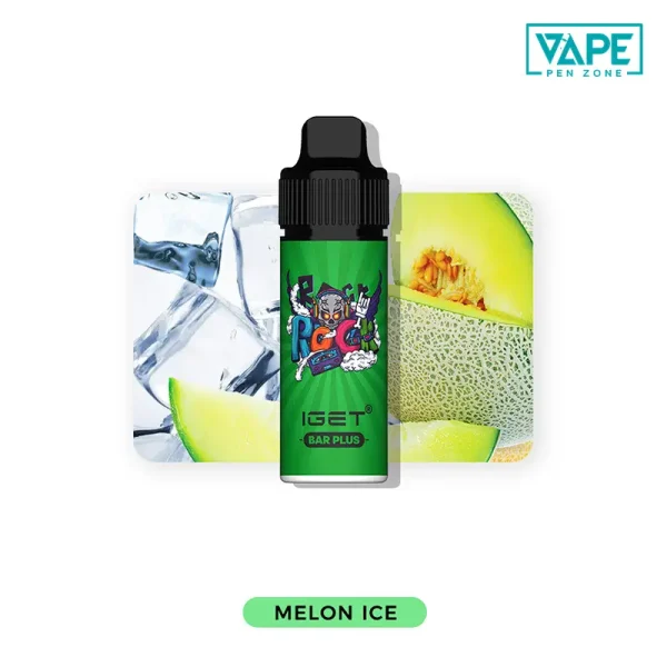 melon ice iget bar plus 6000 puffs