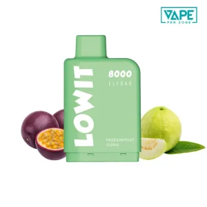 Passionfruit Guava ELF BAR Lowit pod 8000 puffs