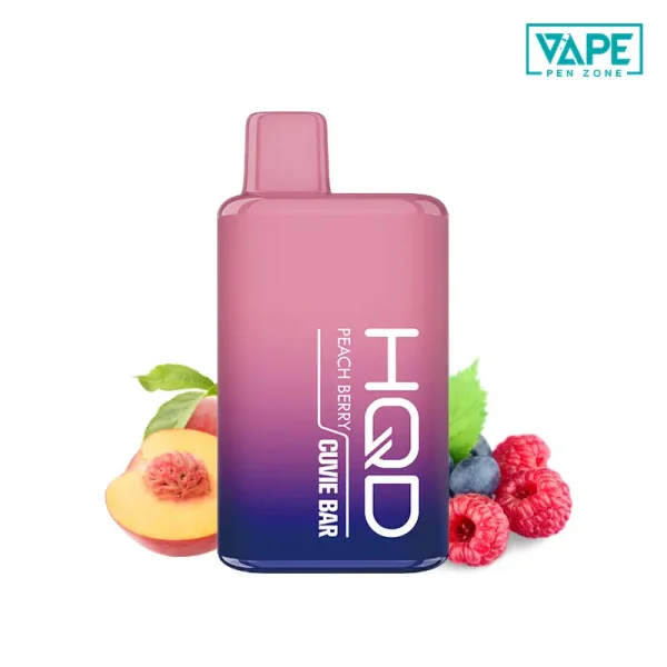 Peach Berry HQD Cuvie Bar 7000 Puffs