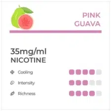 RELX flavours review pink guava