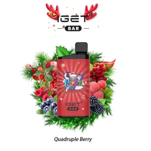 Quadruple Berry IGET Bar 3500 Puffs