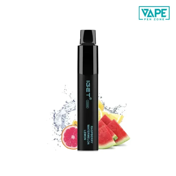 raspberry watermelon lemon iget legend 4000 puffs