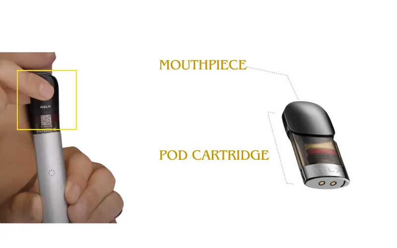 Relx Mouthpiece And Pod Cartridge