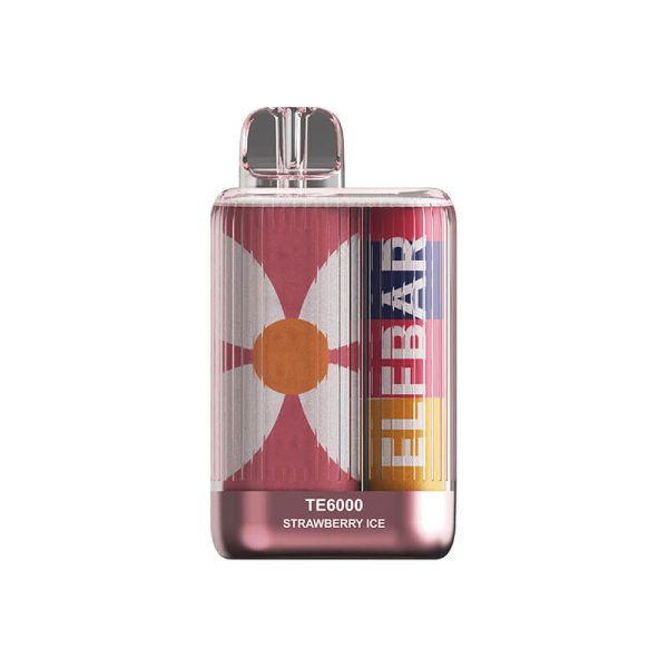 Strawberry Ice Elf Bar Te6000 Flavour