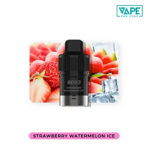 strawberry-watermelon ice iget bar plus pod 6000 puffs