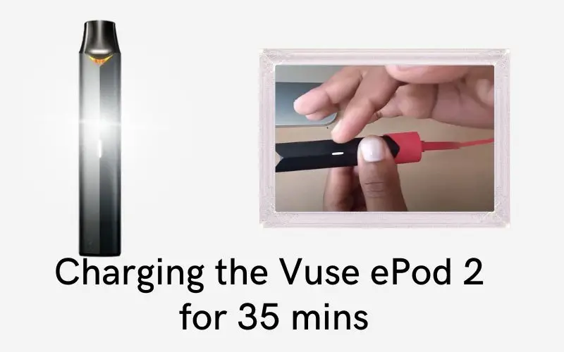 Vuse flashing light charging time